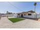 Backyard featuring low-maintenance landscaping, and covered patio at 12207 N Escobar Way, Phoenix, AZ 85022