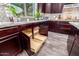 Detailed view of kitchen drawers showcasing storage solutions, complemented by granite countertops and wooden cabinetry at 12924 W Caraveo Pl, Peoria, AZ 85383