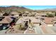 Beautiful aerial shot of a home with a desert landscape and mountain views at 1320 W Whitman Dr, Anthem, AZ 85086