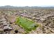 Enjoy golf course living in this community with mountain views and lush green fairways in a desert landscape at 1320 W Whitman Dr, Anthem, AZ 85086