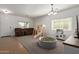 Versatile bonus room with a ball pit, play gym, and comfortable seating, perfect for Gathering fun at 1329 W Crape Rd, Queen Creek, AZ 85140