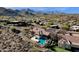 A view from above highlights this property's outdoor pool and nearby desert landscape at 13827 N Sunset Dr, Fountain Hills, AZ 85268
