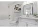 Clean bathroom with tub-shower combo and modern vanity at 3035 W Pierce St, Phoenix, AZ 85009