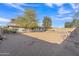 Large backyard with potential for a custom landscape design and outdoor living at 3349 E Carmel Ave, Mesa, AZ 85204