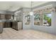 Eat in Kitchen featuring a spacious eating nook with views of the backyard at 4803 W Buckskin Trl, Phoenix, AZ 85083