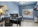 Home office with dual monitors, neutral colors, and natural light providing a productive workspace at 5210 E Calle De Baca --, Cave Creek, AZ 85331