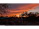 Beautiful Arizona sunset view from the home's backyard patio at 5210 E Calle De Baca --, Cave Creek, AZ 85331