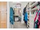 Organized walk-in closet with shelving and storage providing ample space for clothing at 5210 E Calle De Baca --, Cave Creek, AZ 85331