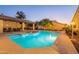 Relaxing community pool with covered lounge area, perfect for enjoying warm evenings and poolside relaxation at 6223 N 12Th St # 8, Phoenix, AZ 85014