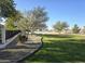 Lush community lawn with trees and greenery, perfect for relaxation and recreation at 7576 W Quail Ave, Glendale, AZ 85308