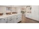 Open kitchen design seamlessly connects to the dining area and adjacent rooms, enhancing the living experience at 836 W Watson Dr, Tempe, AZ 85283