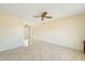 Bright living room offers tile flooring and a ceiling fan for added comfort at 931 W Hermosa Dr, Tempe, AZ 85282