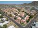 Picturesque aerial of townhomes in a verdant setting, offering an inviting community atmosphere at 10224 N 12Th Pl # 1, Phoenix, AZ 85020