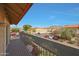 Balcony view of townhouses and parking area at 10224 N 12Th Pl # 1, Phoenix, AZ 85020