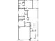 Detailed floorplan illustrating the layout of the home's rooms, including the kitchen, bathrooms, and bedrooms at 10281 N 115Th Ave, Youngtown, AZ 85363