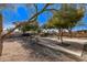 Large backyard features desert landscaping, mature trees, and a concrete patio at 12211 N 25Th Ave, Phoenix, AZ 85029