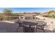 Outdoor balcony featuring patio furniture and desert landscaping with mountain views at 12442 N Via La Playa --, Fountain Hills, AZ 85268