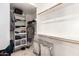 Organized walk-in closet with shelving and hanging space for efficient storage solutions at 12442 N Via La Playa --, Fountain Hills, AZ 85268