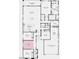 Layout of a single-story home, including 5 bedrooms, 3 bathrooms, tandem garage, and covered living space at 14194 W Sand Hills Rd, Surprise, AZ 85387