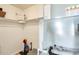 Spacious utility closet with built-in shelving, ample space for storage, and modern appliances at 1600 N Saba St # 177, Chandler, AZ 85225