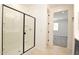 Bright bathroom showcases a tiled shower with a glass door at 1661 N St Francis Pl, Casa Grande, AZ 85122