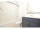 Well-lit bathroom featuring a vanity with double sinks and a shower-tub combination at 1661 N St Francis Pl, Casa Grande, AZ 85122