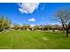Picturesque neighborhood scene featuring green space and mountain views at 17594 N 98Th Way, Scottsdale, AZ 85255