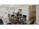 Cozy dining area with elegant decor, seamlessly connected to the adjacent kitchen at 2004 W Kristal Way, Phoenix, AZ 85027