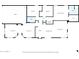 Floor plan showing a spacious layout with bedrooms, bathrooms, kitchen, living room, and garage at 21640 N 48Th St, Phoenix, AZ 85054