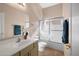 Bathroom featuring a vanity, toilet, and a shower/tub with glass doors at 3517 N Paseo Del Sol --, Mesa, AZ 85207