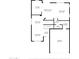 Detailed floor plan showcasing layout of first floor, including living room, kitchen and garage at 4552 S 238Th Ln, Buckeye, AZ 85326