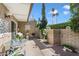 Private patio with a table and chairs, perfect for outdoor relaxation at 4800 N 68Th St # 263, Scottsdale, AZ 85251