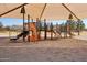Community playground featuring swings, slides, and a shaded picnic area at 4979 E Colonial Dr, Chandler, AZ 85249