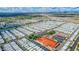 An aerial view of the entire community. Features all the homes and recreational areas at 650 N Hawes Rd # 2873, Mesa, AZ 85207