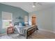 Comfortable bedroom with vaulted ceiling and an adjacent closet at 650 N Hawes Rd # 2873, Mesa, AZ 85207