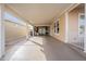 Spacious covered patio area for outdoor living and entertaining with plenty of room at 650 N Hawes Rd # 2873, Mesa, AZ 85207