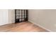 Bright bedroom with wooden floors and large shelving unit for ample storage at 6803 E Main St # 3306, Scottsdale, AZ 85251