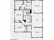 Upstairs floorplan including main suite with walk-in closet, loft and multiple bedrooms at 8817 W Windsor Blvd, Glendale, AZ 85305