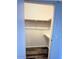 Walk-in closet features built-in shelving and wood laminate flooring at 12221 W Bell Rd # 119, Surprise, AZ 85378