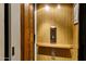 Interior elevator with wooden walls and a control panel at 14725 N Mariposa Ct, Fountain Hills, AZ 85268