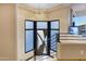 Inviting entryway featuring a decorative door and stylish lighting, offering a warm welcome to the home at 14725 N Mariposa Ct, Fountain Hills, AZ 85268