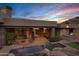 Beautiful house exterior showcasing pool, patio, outdoor kitchen, and desert landscape at 14725 N Mariposa Ct, Fountain Hills, AZ 85268