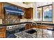 Modern kitchen features a stainless steel sink and a Viking range at 14725 N Mariposa Ct, Fountain Hills, AZ 85268