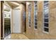 A primary bathroom showcasing a shower with decorative glass blocks at 14725 N Mariposa Ct, Fountain Hills, AZ 85268