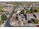 Aerial view of a home featuring solar panels in a well-maintained residential neighborhood at 15260 W Alexandria Way, Surprise, AZ 85379