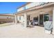 Covered patio with space for outdoor grilling and entertaining at 16763 W Adams St, Goodyear, AZ 85338