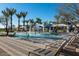 Fun splash pad area with interactive water features and comfortable lounge chairs for Gathering enjoyment at 2232 W Chisum Trl, Phoenix, AZ 85085