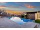 A refreshing and stylish in-ground swimming pool offers a relaxing escape at 26885 N 87Th Dr, Peoria, AZ 85383