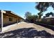 Large backyard featuring a covered patio and an outdoor grill at 2901 W Straford Dr, Chandler, AZ 85224
