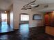Bright and airy living room showcasing the home's open layout and connection to the kitchen at 2901 W Straford Dr, Chandler, AZ 85224